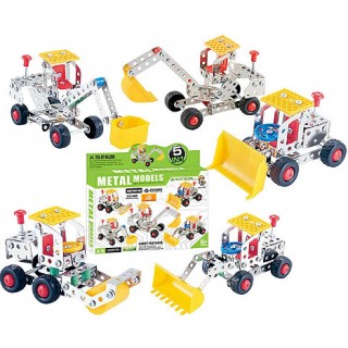 Kids Metal Parafusos 5em1, Kit Robótica 139pcs Estrutural, STEM 6+