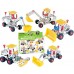 Kids Metal Parafusos 5em1, Kit Robótica 139pcs Estrutural, STEM 6+