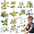 Kit Robótica 36x1 Educacional Fundamental Solar, Motor, Sensor, STEM 434pçs