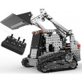 Escavadeira Trator Aço Kit Robótica Montagem STEM Controle Remoto 1153pcs