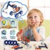 Kit Infantil pre escolar Robótica Estrutural 152pcs, Manivelas e Engrenagens 12x1