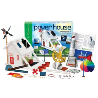 Casa Energia Alternativa Solar Eólica, Power House, Kit Experimentos Brinquedo Sustentável