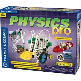 Física PRO Kit Educacional Física 213pcs, Ciência Educacional 17 experimentos 10+ STEM